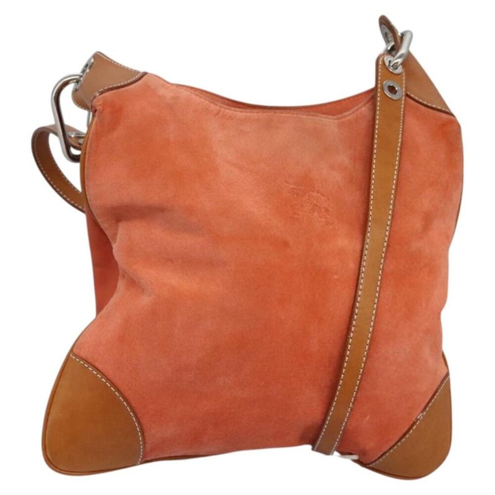 Burberry Blue Label Suede Orange Suede Shoulder Bag Bag